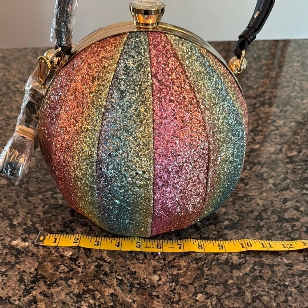 Rainbow Glitter TikTok basketBall Bag NWT - Picture 11 of 13